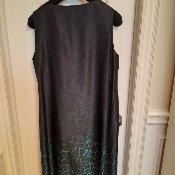 Marina Rinaldi Silk Shift Sleeveless Dress 16W - Picture 6 of 8